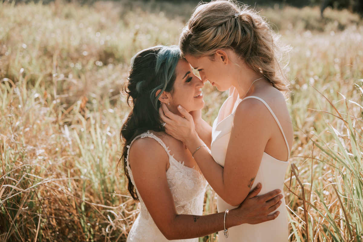 Same sex couple wedding photshoot near Cairns